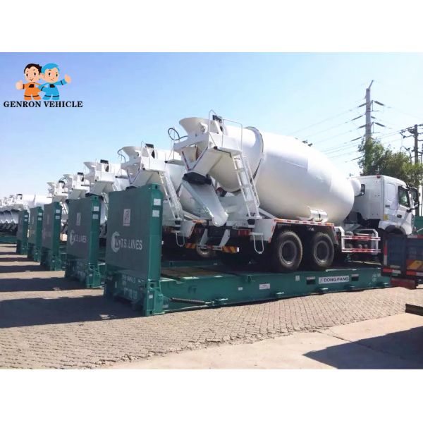 Механическая тележка смесителя трейлера смесителя цемента 43m3 подвеса 40ft