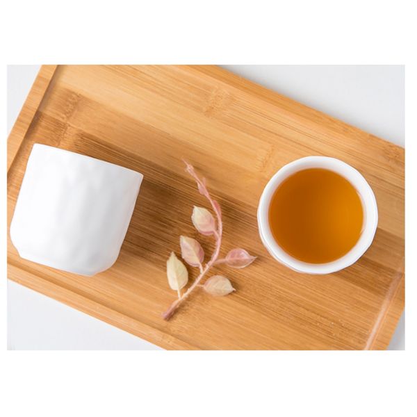 Sustainable Ceramic Type Porcelain Tea Set Of 6 Japanese White Tea Cups With Gift Box