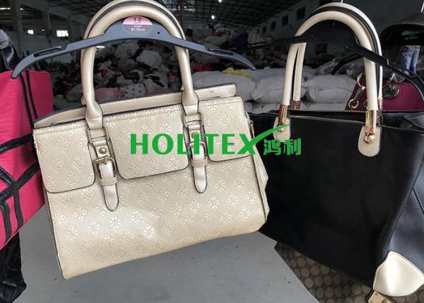 Leather Material Second Hand Bags New York Style Used Mixed Bags Health Certified
