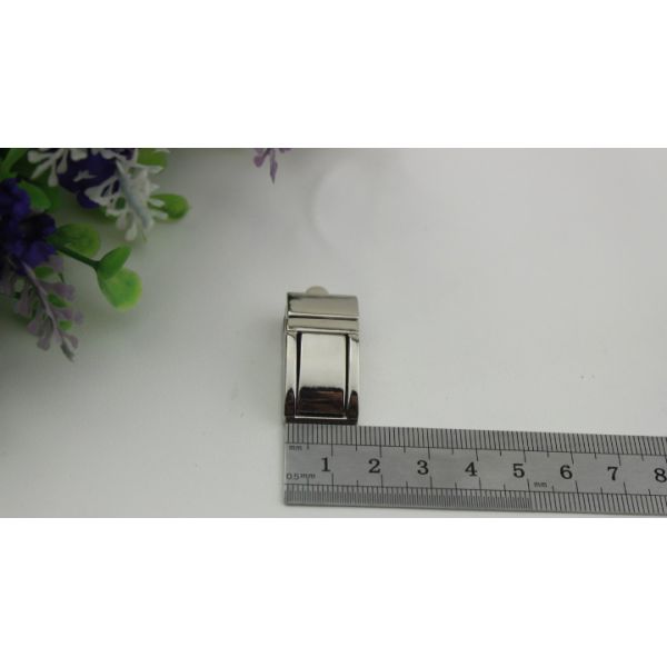 Small design purse metal zinc alloy light gold decorative hardware lock