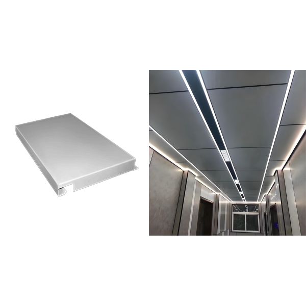 PVDF Coated Acoustic Ceiling Tiles Easy Install Density Options Durable Sound Absorbing Panels