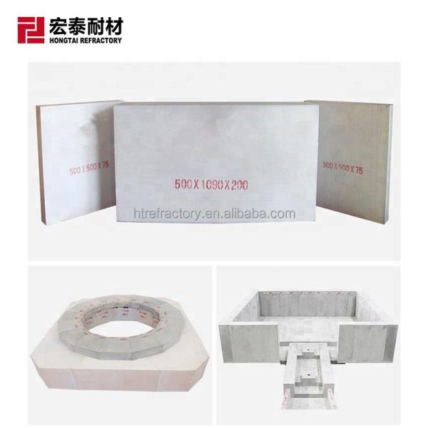 Temperature Industrial Furnace Solution Refractory Bricks Fireplaces With ≤1.00% Apparent Porosity And ≤0.3% CaO Content