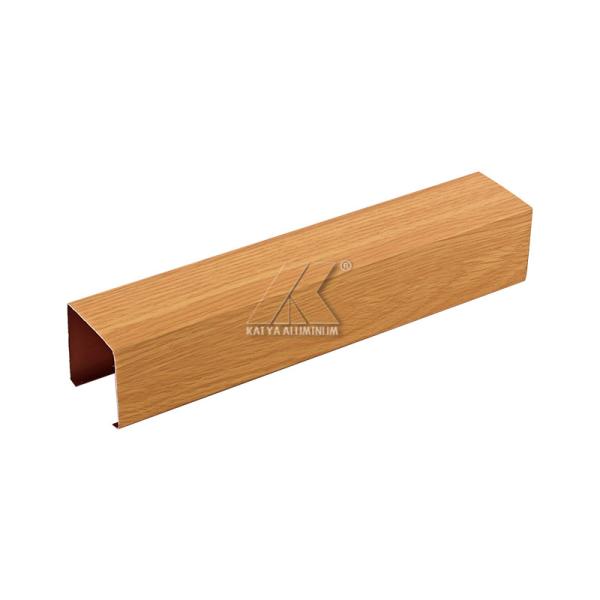 Extruded Wardrobe Aluminium Profile  Non - Proportional Stretching Stress