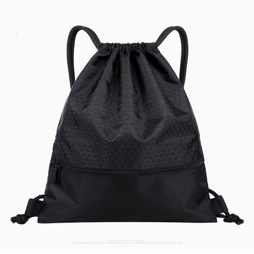 Mochila unissex com cordão à prova d'água Mochila de basquete Oxford