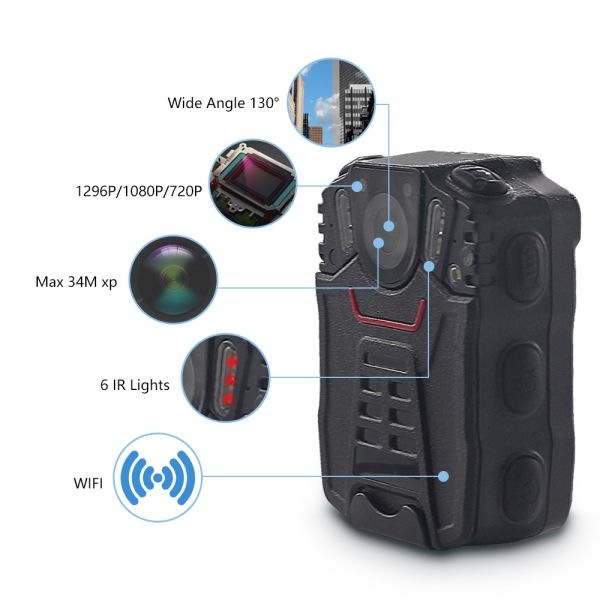 Mini Spy Body Worn Camera For Police Law Enforcement Full HD Video Camera Recorder