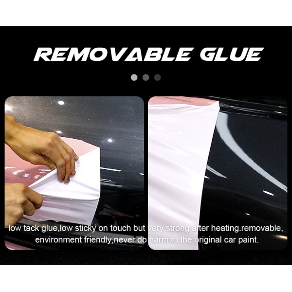 Luxury Clear Wrap Car Protection 7.5 Milv PET Clear Coat Wrap For Cars