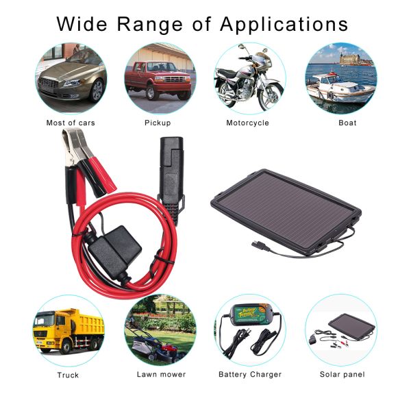 1.5m 5A Clips de jacaré fundido para Dc SAE Cable de bateria Warterproof