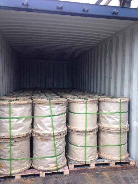 Hot Dipped 1 2 Inch Galvanized Steel Rope For Guy Wire With Left Hand Lay Direction