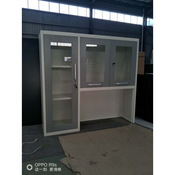 New Design 0.5mm H1920mm Green Kitchen Cabinets