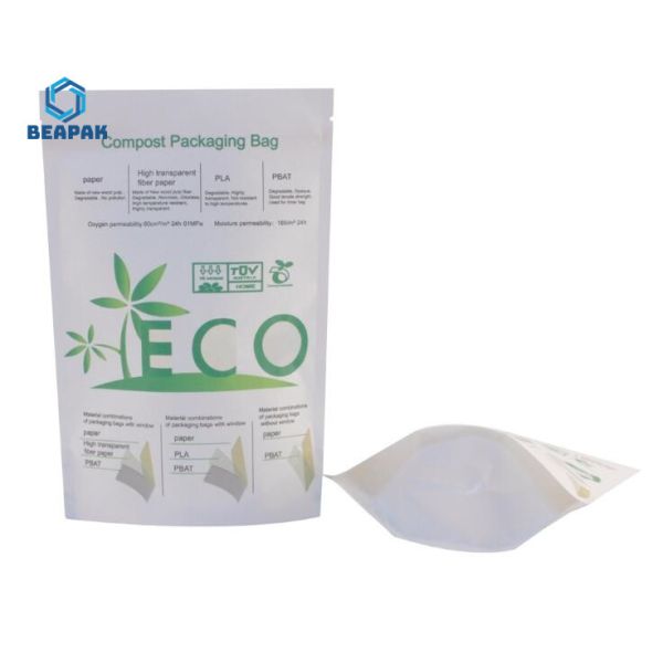 Выровнянные ПЛА Компостабле Биодеградабле сумки кофе с клапаном