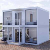 Steel Structure Foldable Container House Modern Design For Villa Ofiices