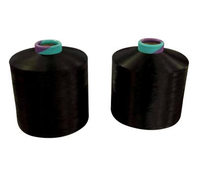 Branco bruto preto DTY 100% poliéster desenho texturizado 75/36 100/36 150/36
