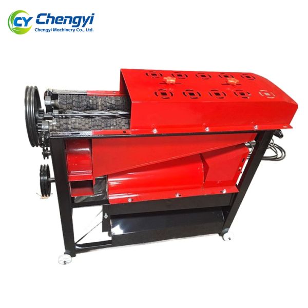 Easy Operate Corn Peeler Thresher Iron Labor Saving Maize Dehusker Machine