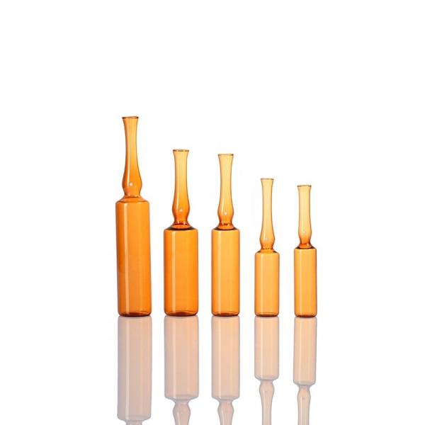 Low / Neutral Borosilicate Glass Ampoule ISO Form B Form C liquid ampoule USP TYPE I
