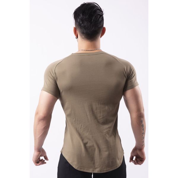 Fashion Men Cotton T Shirts Outdoor Training Customized Material