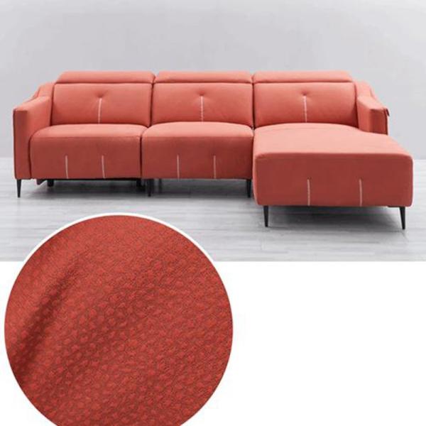 BN Minimalist Living Room Combination Fabric Electric Control Sofa L-Shaped Chaise Lounge Recliner Functional Sofa