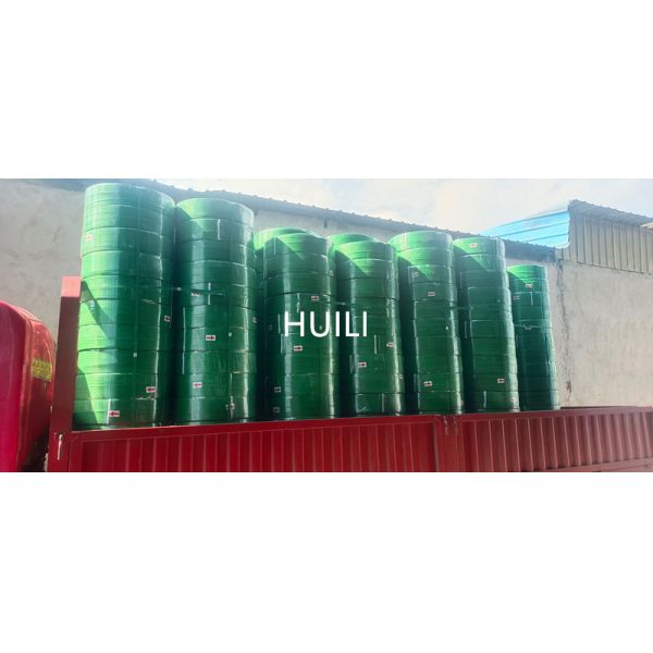 Green Color 16mm PET Strapping Strap PET Plastic Steel Band With Anti Ultraviolet