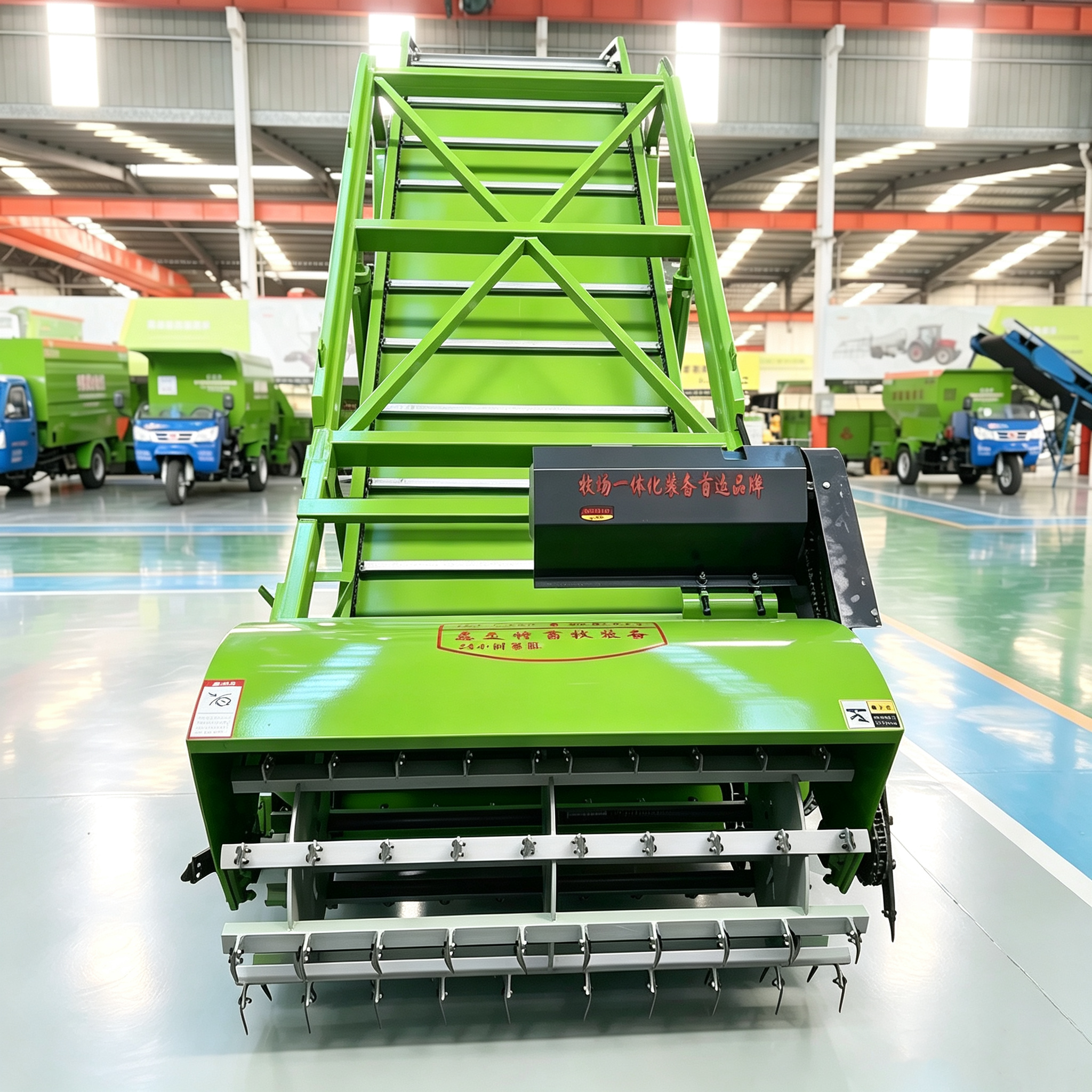 Compact Electric Silage Loader Reclaimer Silo Cutter Harvest Equipment