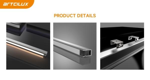 Lumière à bande LED flexible personnalisée avec 168 LED par mètre et matériau de carrosserie en aluminium