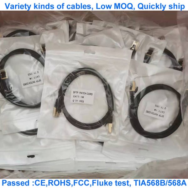 Медная куртка PVC OD кабеля 26awg проводника Cat7 SFTP 6.0mm RJ45