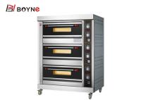 Cozimento industrial elétrico Oven Three Layers Six Trays do punho