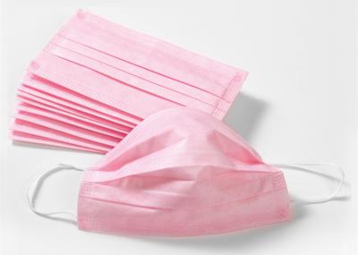 Anti Splash Disposable Medical Mask ,  Sanitary 3 Ply Earloop Face Mask 50 Pcs
