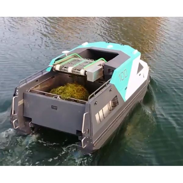 Automatic Water Water Grass Harvester Boat USV Uncrewed Surface Vessel For River And Lake