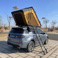 Plus grand espace Tente de toit de voiture terrestre Tente de toit de véhicule avec lumière à bande LED