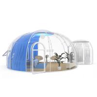 Parasol clair imperméable de diamètre de la tente 6m de dôme d'igloo pour le restaurant
