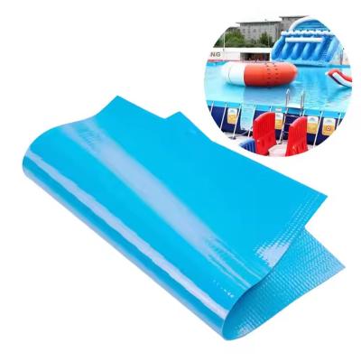 1000D 700GSM Blue Swimming Pool Fabric Waterproof Plastic PVC Coated Fabric