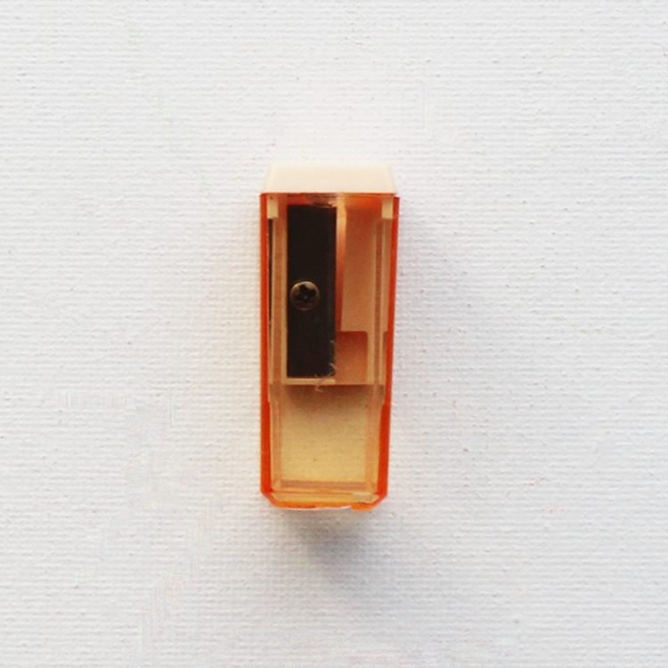 hot selling good quality candy color mini pencil sharpener for kids
