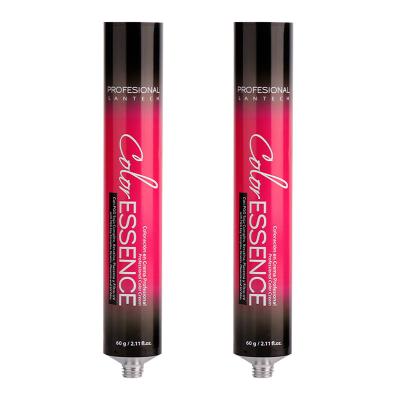 Récipient d'emballage cosmétique de crème de tubes en aluminium pliables vides