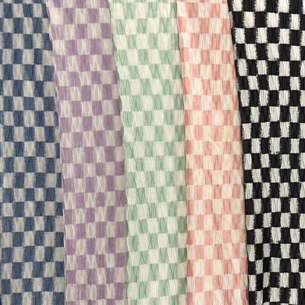Floral Dots Geometric Print Crepe Woven Fabric Tie Dye 250gsm For Garment