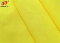 tissu 100% matériel fluorescent d'Oxford du polyester 100gsm jaune-orange pour l'usage de sécurité