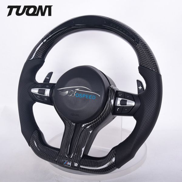 Universal BMW Carbon Fiber Steering Wheel Comfort With LED Display