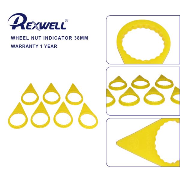 38mm Yellow Wheel Nut Check Indicator Loose Lug Nut Indicator