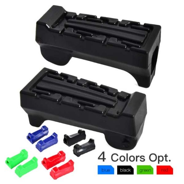 YBR125 JYM125 Motorcycle Front Footrest , Rubber Front Footrest Motorcycle Body Parts