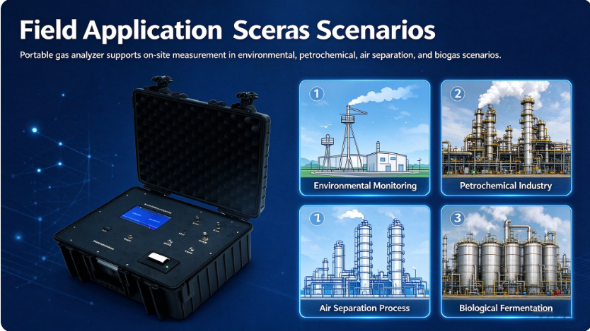Portable Medical Oxygen Analyzer Oxygen Concentration Analyzer