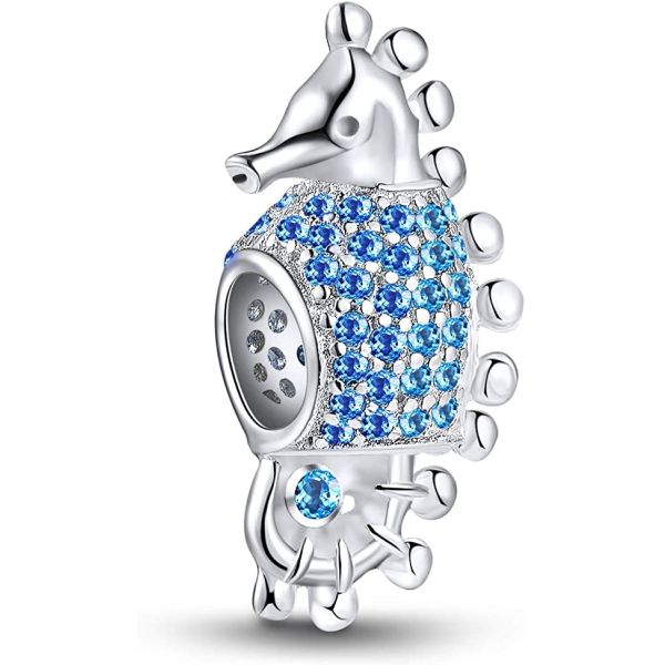 NINGAN Sterling silver 925 Lovely Animal Series charm beads for ladies diy bracelet production Birthday holiday Gifts