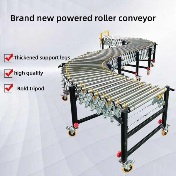 40 t/h Conveying Capacity Gravity Roller Conveyor for Customizable Conveyor Belt