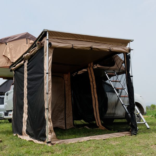 Foxwing Roof Awning Room Car Side Tent Wall Self-Driving Camping Rainproof Car Sunshade 4x4 Awning Side Tent With Annex Room