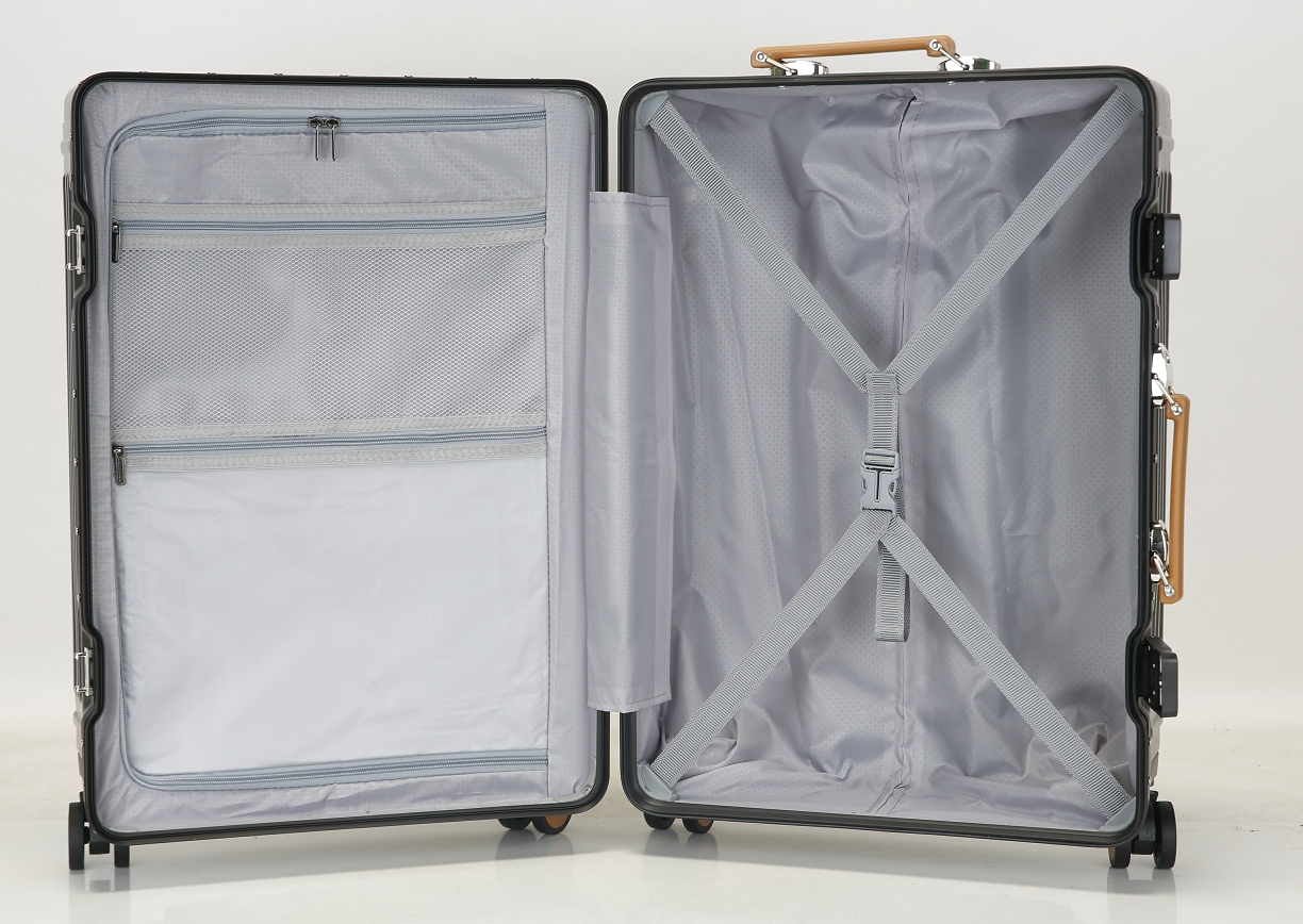 2025 Best-Selling Large Capacity Business Suitcase with PC Material, Aluminum Frame, Spinner Wheels, and TSA Lock - Unisex
