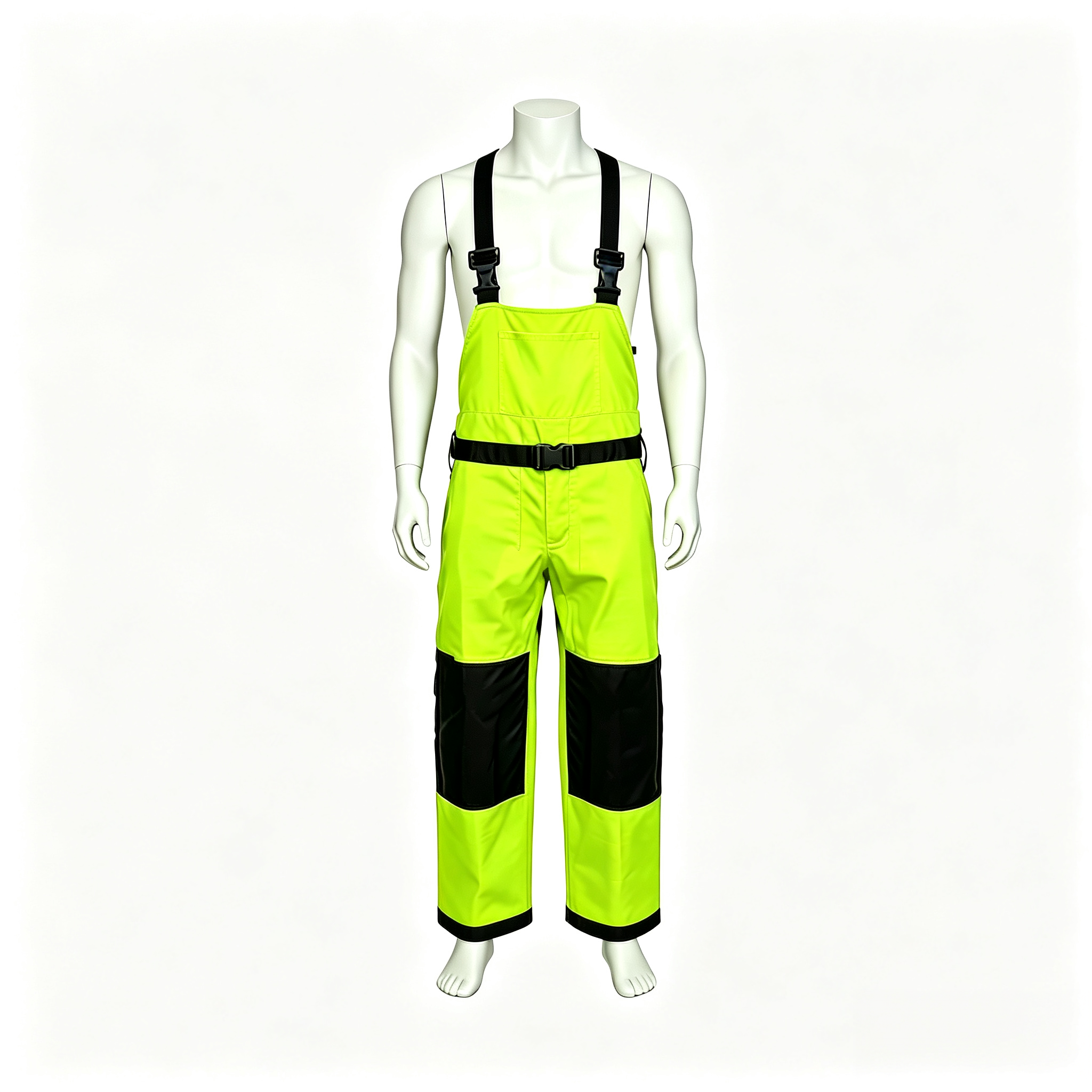 Wear Resistant Waterproof Bib Trousers UHP Working Bib Overalls For Marine Industrial Cleaning Operation