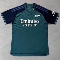 Jersey verde durable del fútbol del jersey de la edición de la fan del desgaste del poliéster