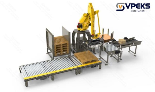 Fully Automatic Robotic Palletizer Machine For Bag Palletizing