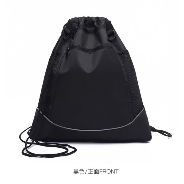 Multi Functional Oxford Drawstring Bag Sports Backpack Outdoor Basketball