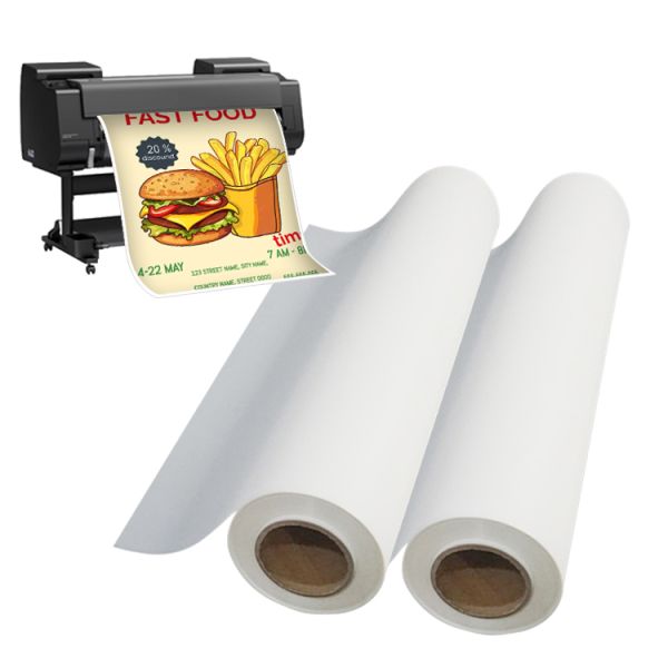 White Matte PET Backlit Film 210 Micron 30m Length High Resolution Inkjet