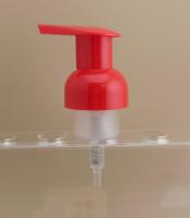 Delicate Design Red Plastic Foam Pump for Shampoo Bottles