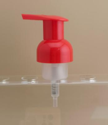 Delicate Design Red Plastic Foam Pump for Shampoo Bottles