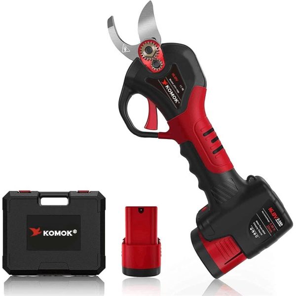 ножницы 25mm Komok электрические подрезая с батареей лития 2 пакетов перезаряжае
